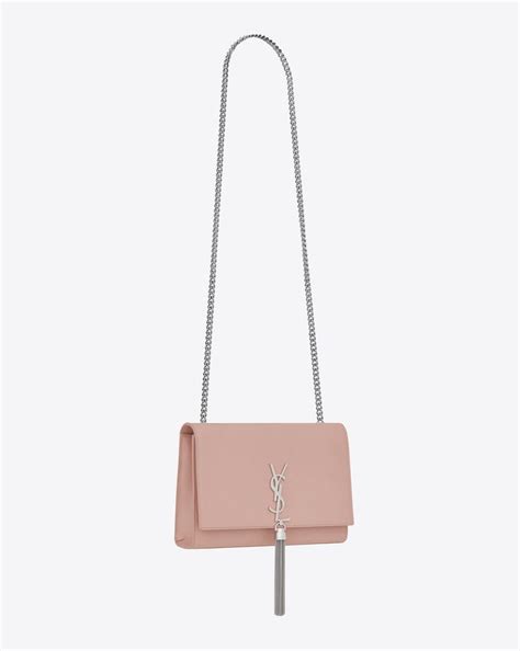 ysl kate medium pale blush pebbled|Kate Handbags Collection for Women .